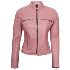 Women-Pink-Cafe-Racer-Leather-Jacket-600x600